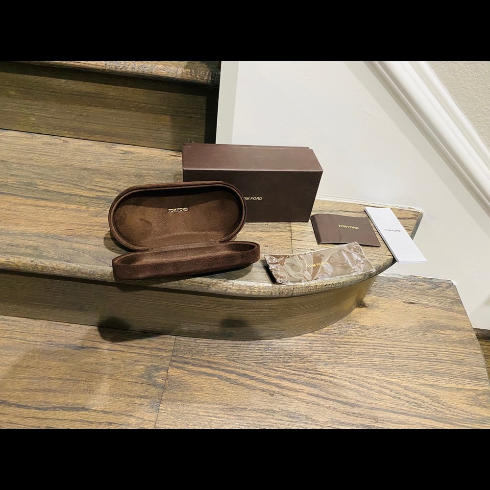 Tom Ford sunglasses case.